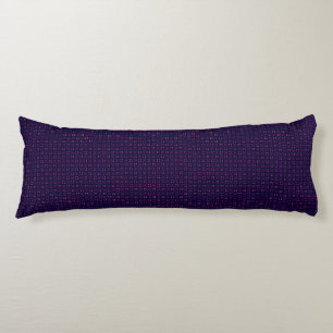Purple and Orange School Spirit Sports Team Body Cushion