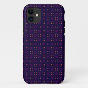 Purple and Orange School Spirit Sports Team iPhone 11 Case