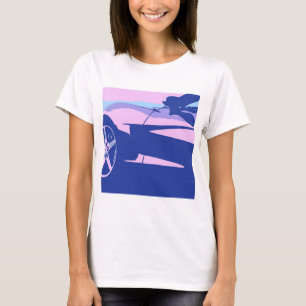 Purple and Pink Corvette T-Shirt