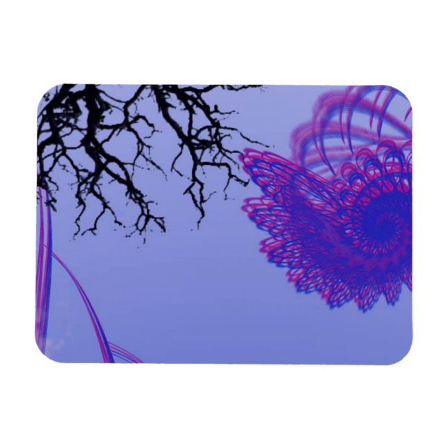 Purple and Pink Dimensions in the Forest Magnet (Horizontal)
