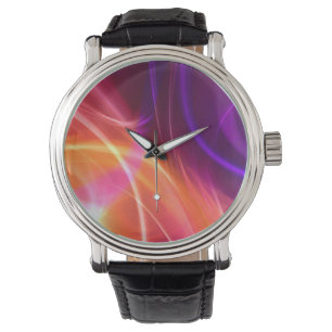 Purple and Pink Dynamic Waves Watch