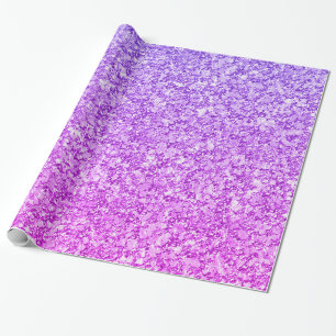 Purple And Pink Glitter Pattern Wrapping Paper
