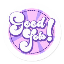 Purple and Pink Good Job