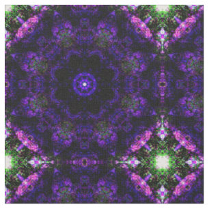 Purple And Pink Kaleidoscope Passion, Fabric