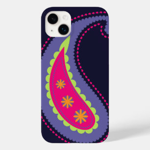 Purple and Pink Paisley Case-Mate iPhone 14 Plus Case