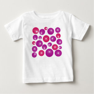Purple and Pink Pinwheels  Baby T-Shirt