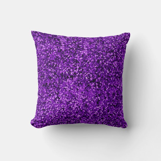 Purple and Pink Spangle Cushion (Front)