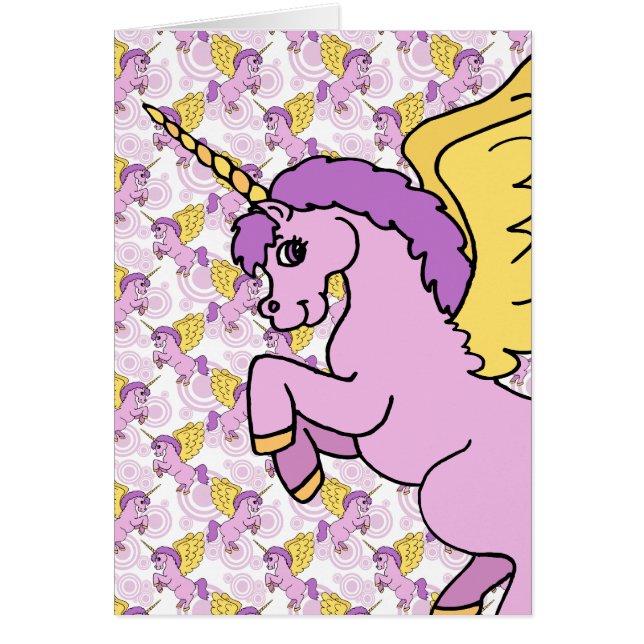 Purple and Pink Unicorn Design (Front)