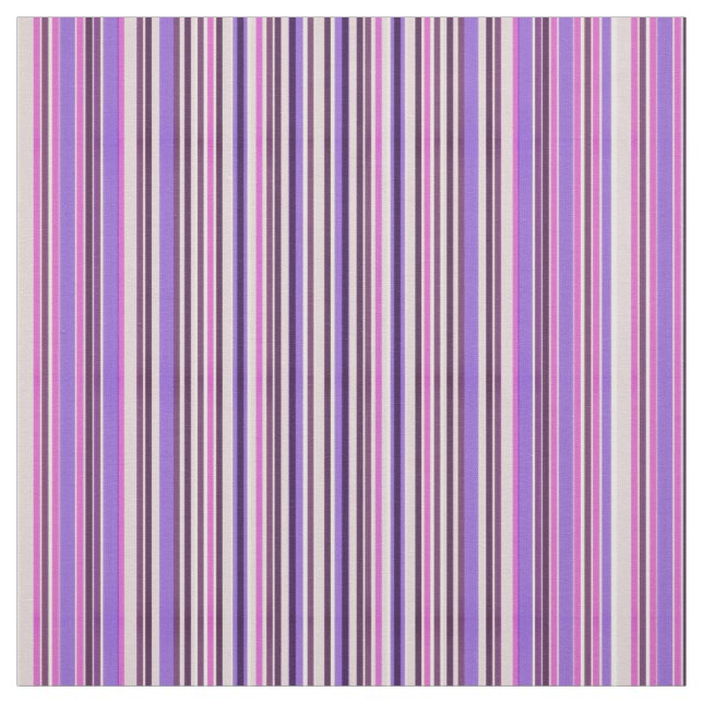 Purple and Plum Stripe Fabric (Swatch)