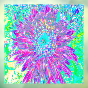 Purple and Robin's Egg Blue Decorative Dahlia
