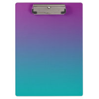 “Purple And Teal Ombre”