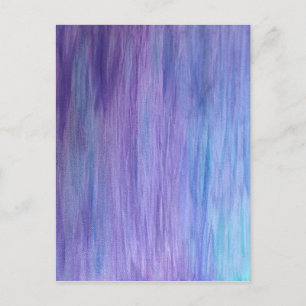 Purple and Turquoise Fusion Postcard