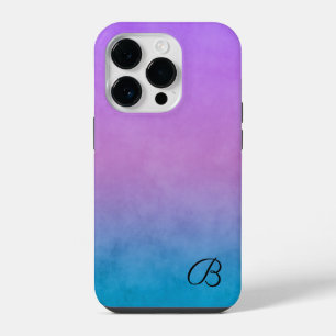 Purple and Turquoise Personalised Phone Case