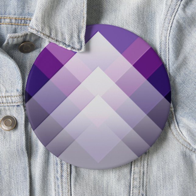 Purple and white 6 cm round badge (In Situ)