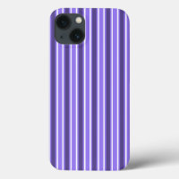 Purple and white candy stripes Case-Mate iPhone ca