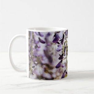 PURPLE AND WHITE FLOWER BUDS COFFEE MUG