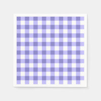 Purple And White Gingham Check Pattern