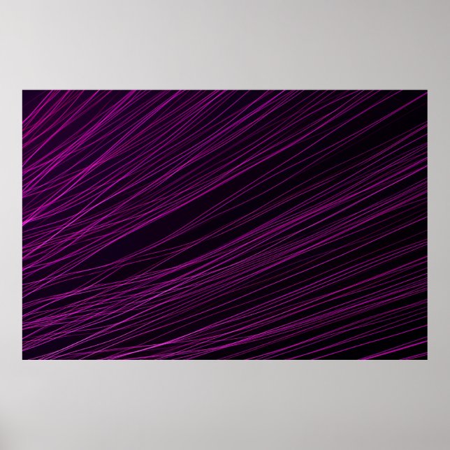 Purple and white light digital wallpaper poster (Front)