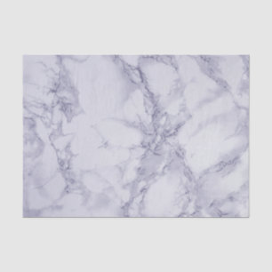 Purple and White Marble Design Tissue Paper