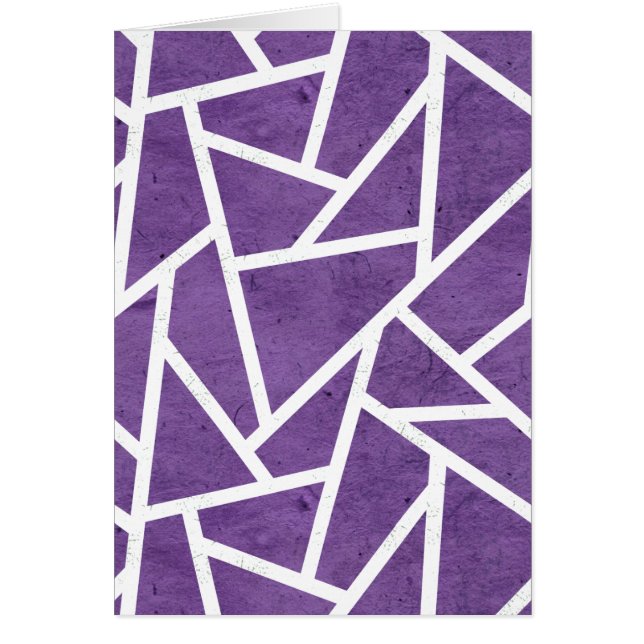 Purple and white mosaic pattern (Front)