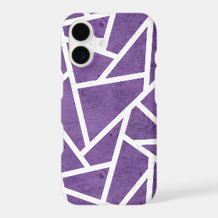 Purple and white mosaic pattern