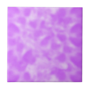 Purple and White Mottled Ceramic Tile