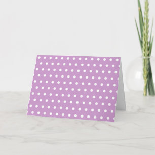 Purple and White Polka Dots Thank You