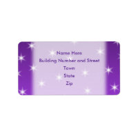 Purple and White Stars, Pattern.