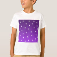 Purple and White Stars, Pattern.