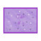 Purple and White Stars Table Number Postcards