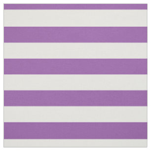 Purple and White Stripe Pattern Fabric