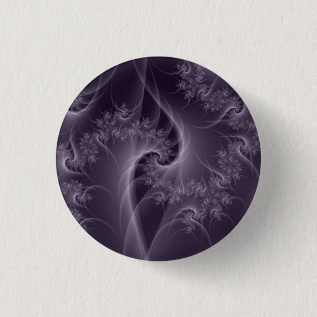 Purple and White Twist Pinback Button (Front)