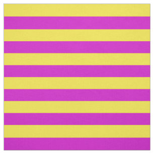 Purple and Yellow Stripes Fabric