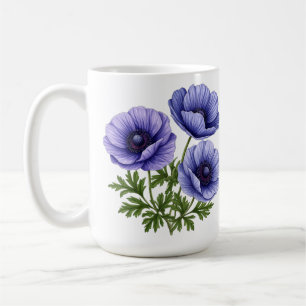 Purple Anemone Bouquet Coffee Mug