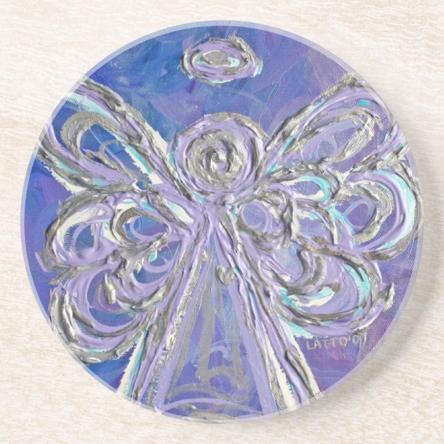 Purple Angel Coaster (Front)