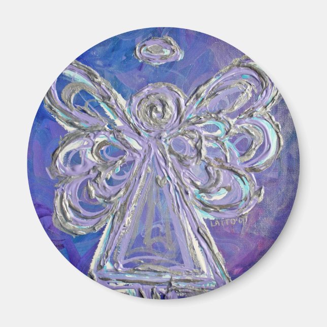 Purple Angel Magnet (Front)