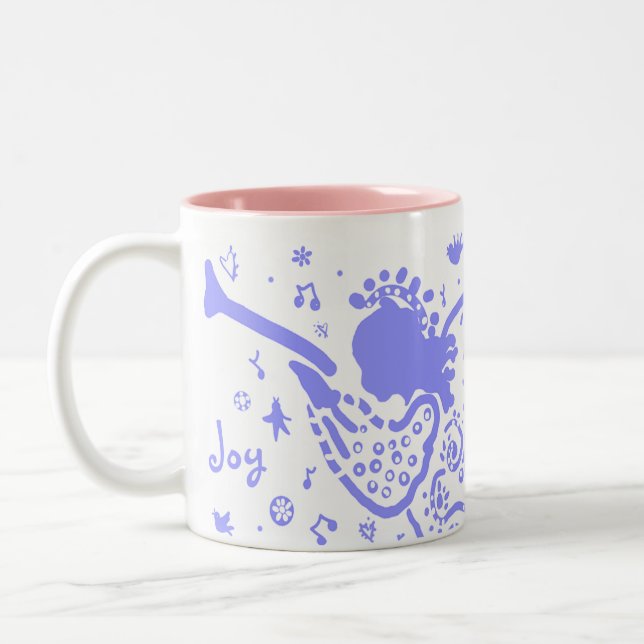 Purple Angel mug (Left)