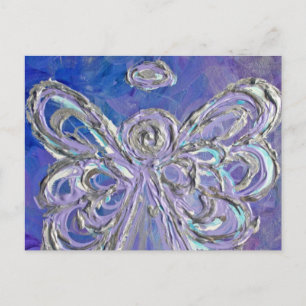 Purple Angel Postcard
