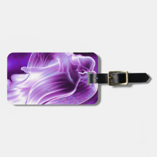 Purple Angel Travel Tag