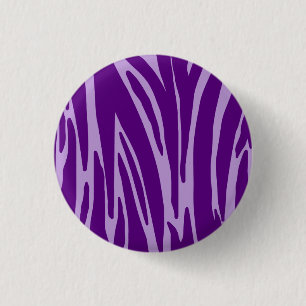 Purple Animal Print Button