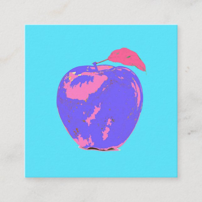Purple Apple Enclosure Card (Front)
