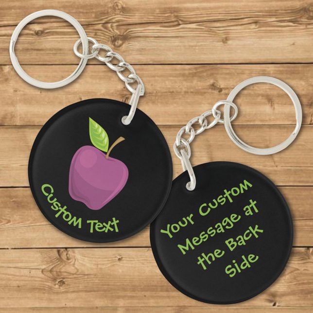 Purple Apple Keychain (Creator Uploaded)