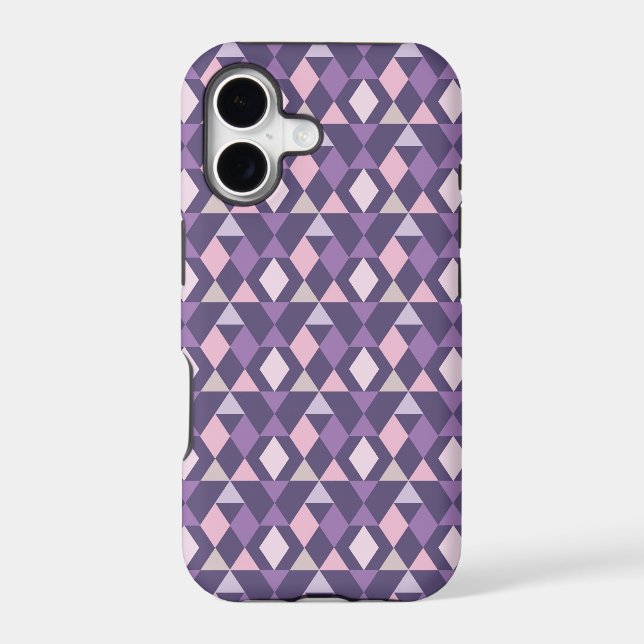 Purple Arabic Geometric Pattern (Back)