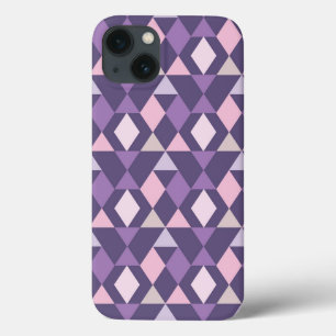 Purple Arabic Geometric Pattern iPhone 13 Case