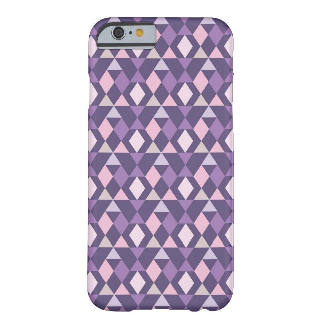 Purple Arabic Geometric Pattern Case-Mate iPhone Case (Back)
