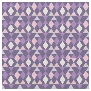 Purple Arabic Geometric Pattern Fabric