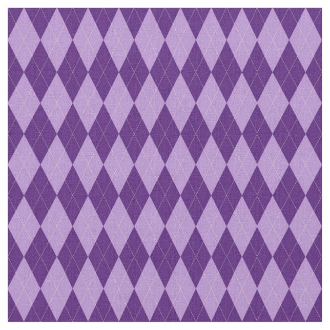 Purple Argyle Fabric (Close Up)