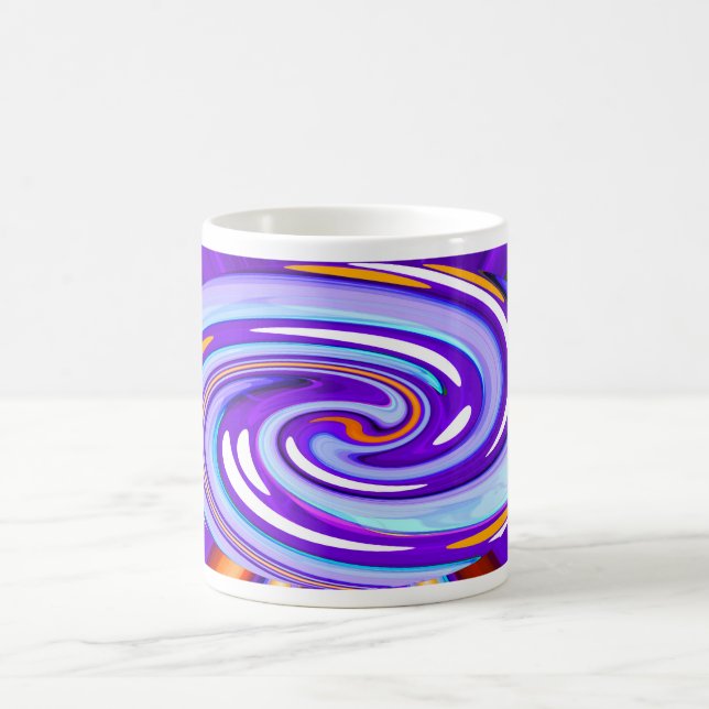 Purple art coffee mug (Center)