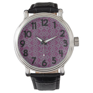 Purple Art Deco  Watch