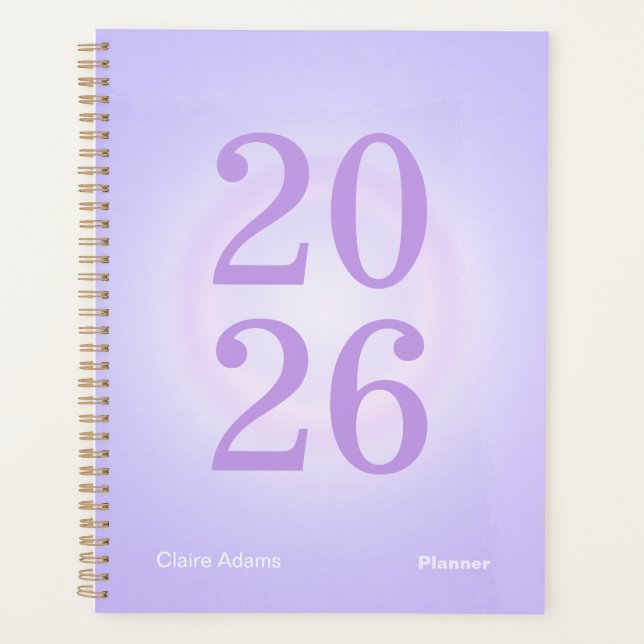 Purple Aura Big Year Planner (Front)